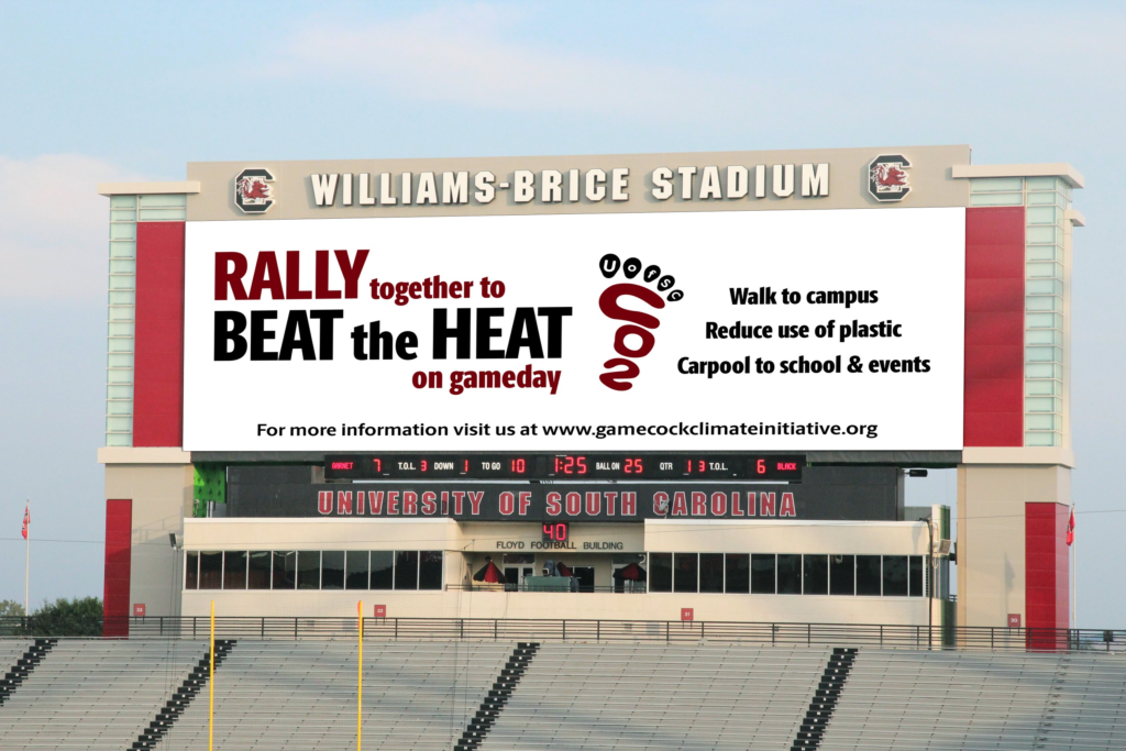 Williams-Brice Stadium Jumbotron advertisement