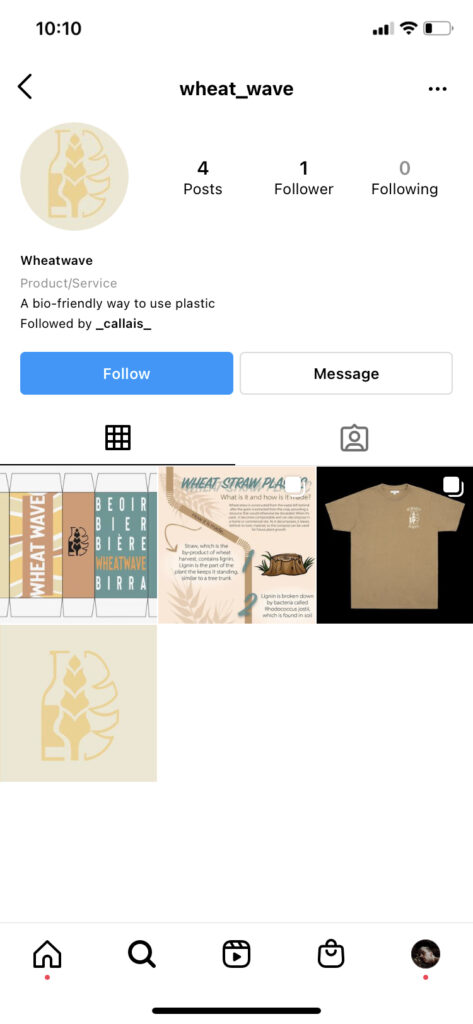 WheatWave Instagram account